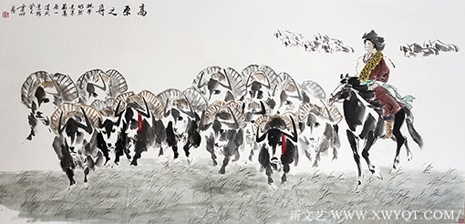 《高原之舟》2013年 124cmx241cm
